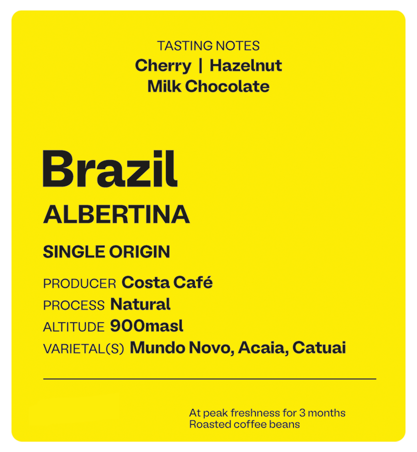Brazil Albertina - Craft House Coffee