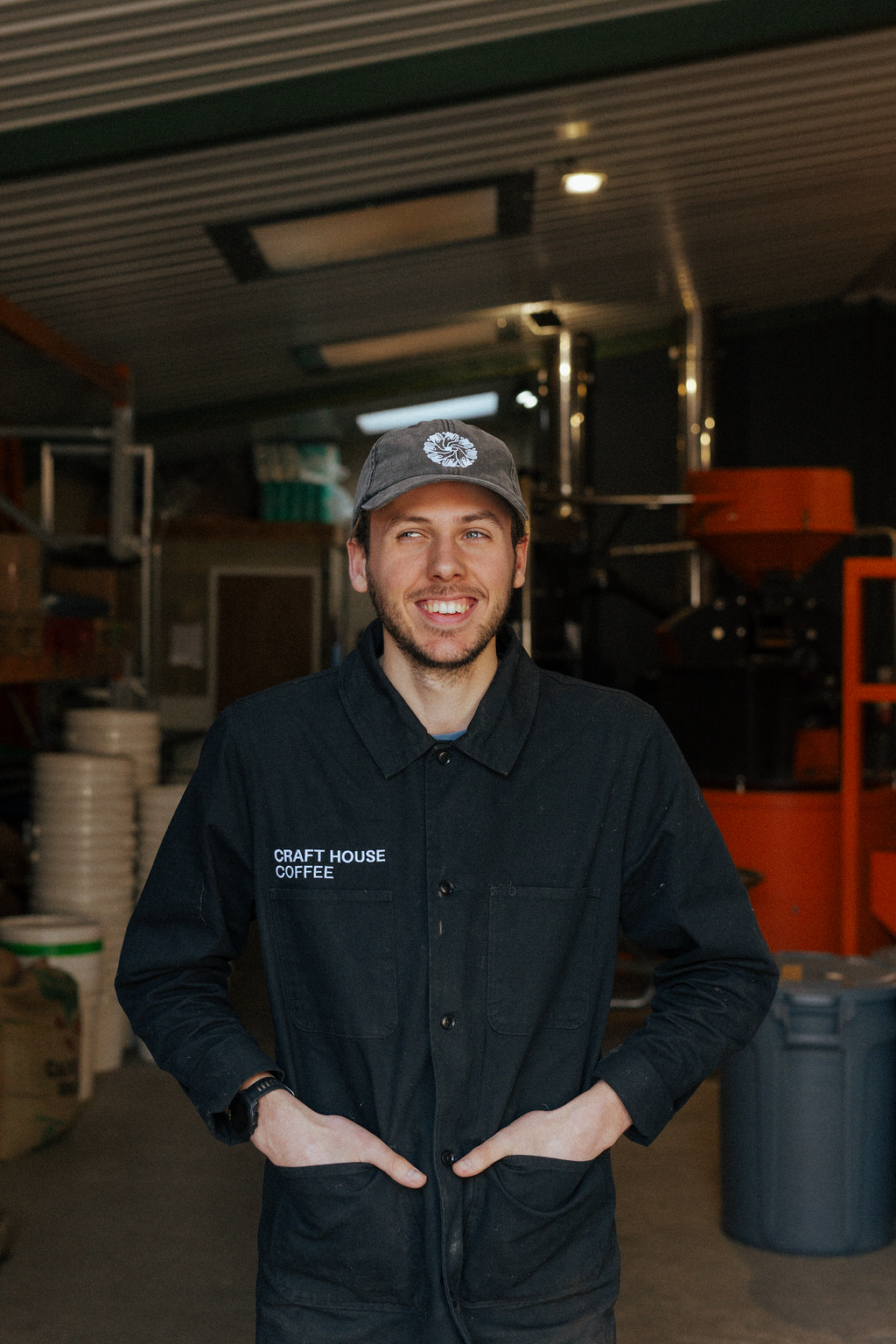 Distressed Workwear Cap - Craft House Coffee