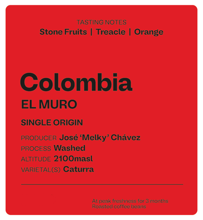 Colombia El Muro - Craft House Coffee