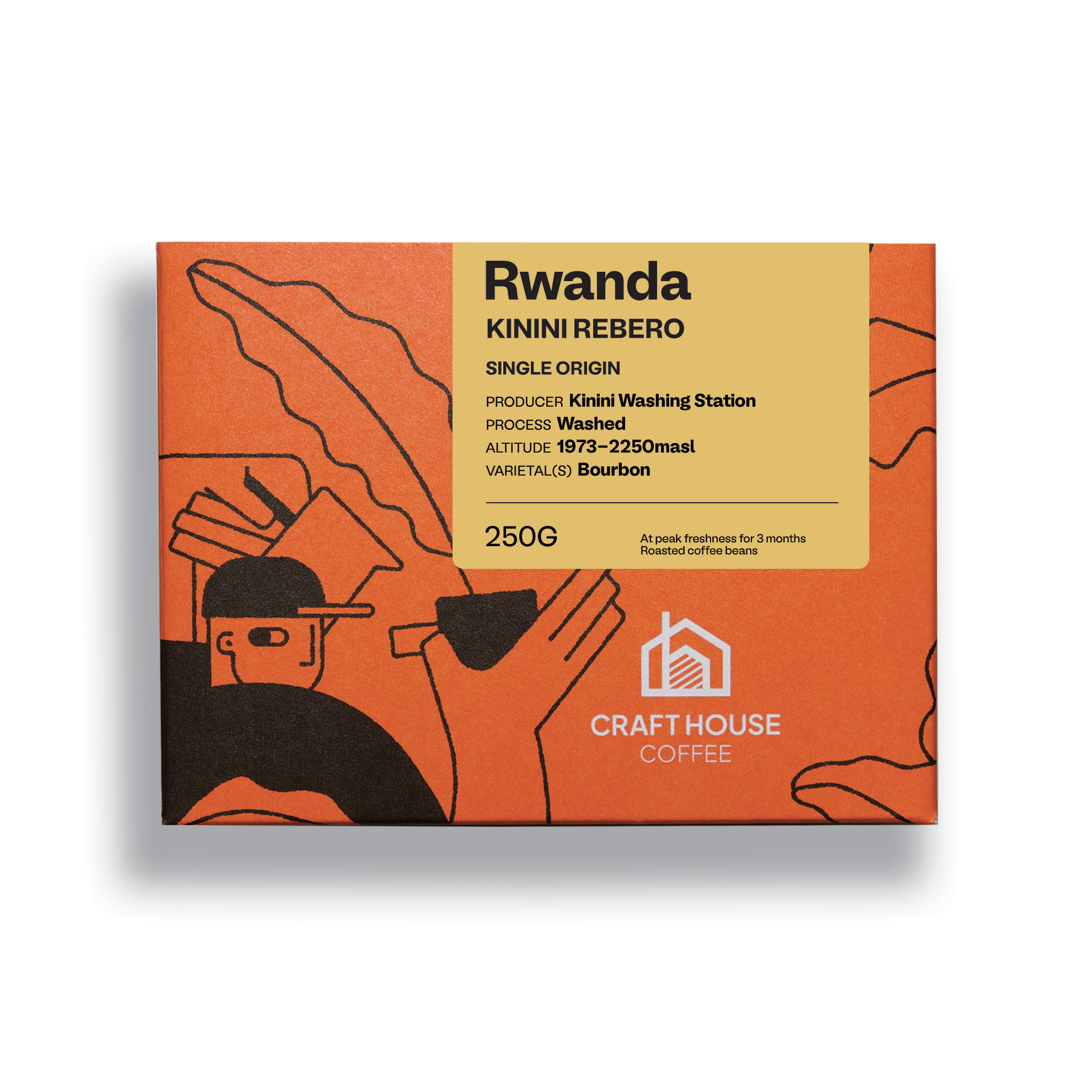 Rwanda Kinini Rebero - Craft House Coffee