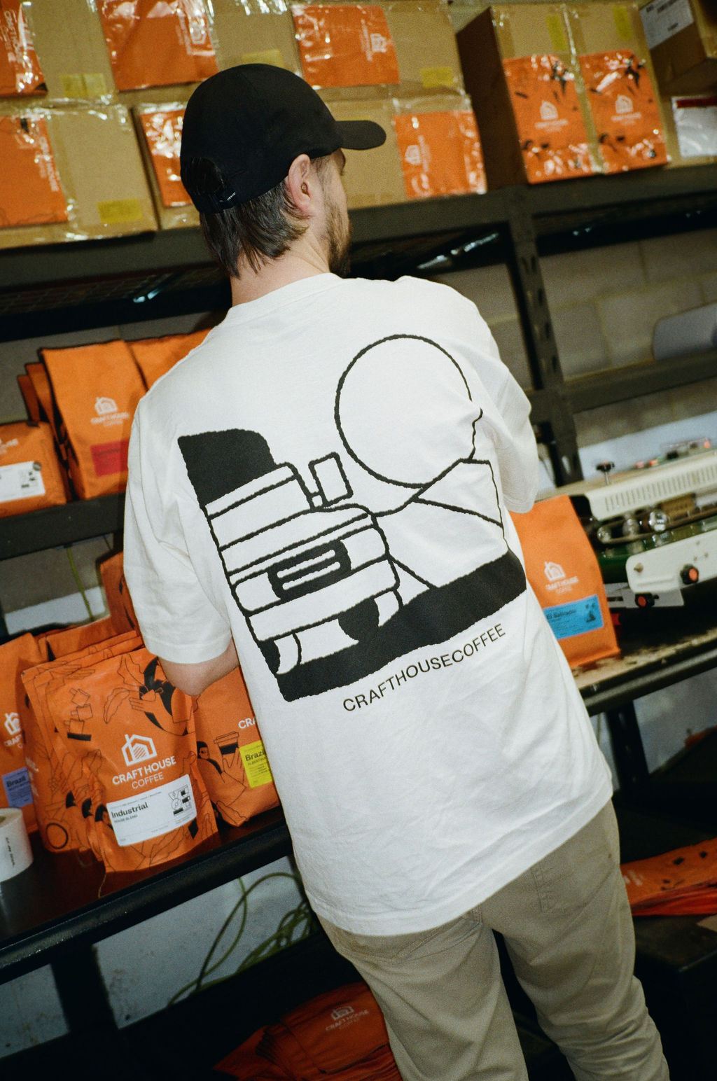 Oversized Workwear Chiva T-shirt - Craft House Coffee