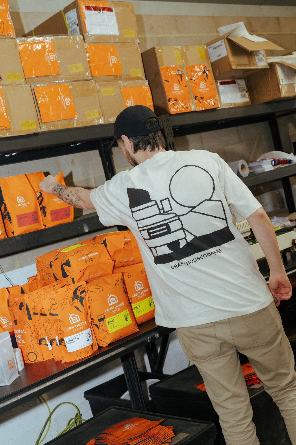 Oversized Workwear Chiva T-shirt - Craft House Coffee